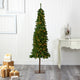 6' Alpine Artificial Christmas Tree With 200 Lights and 580 Bendable Branches
