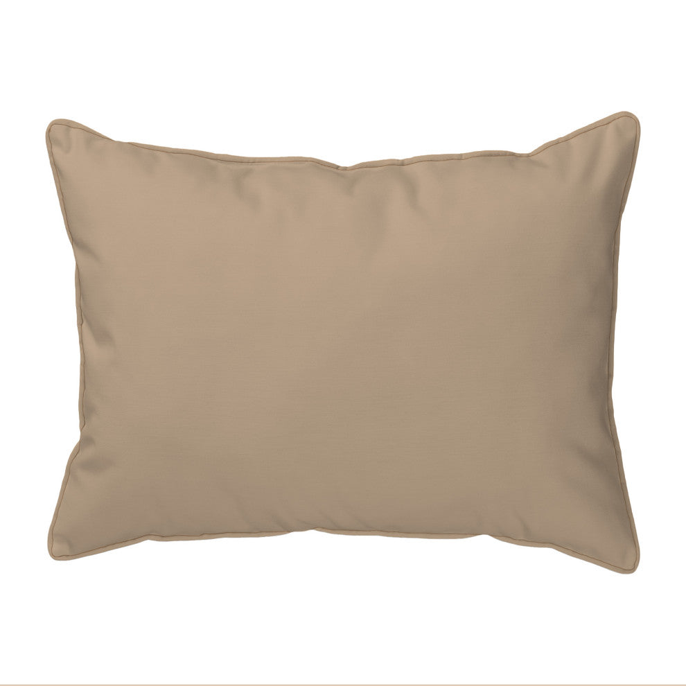 Brown Rabbit Right Large Indoor/Outdoor Pillow 16x20