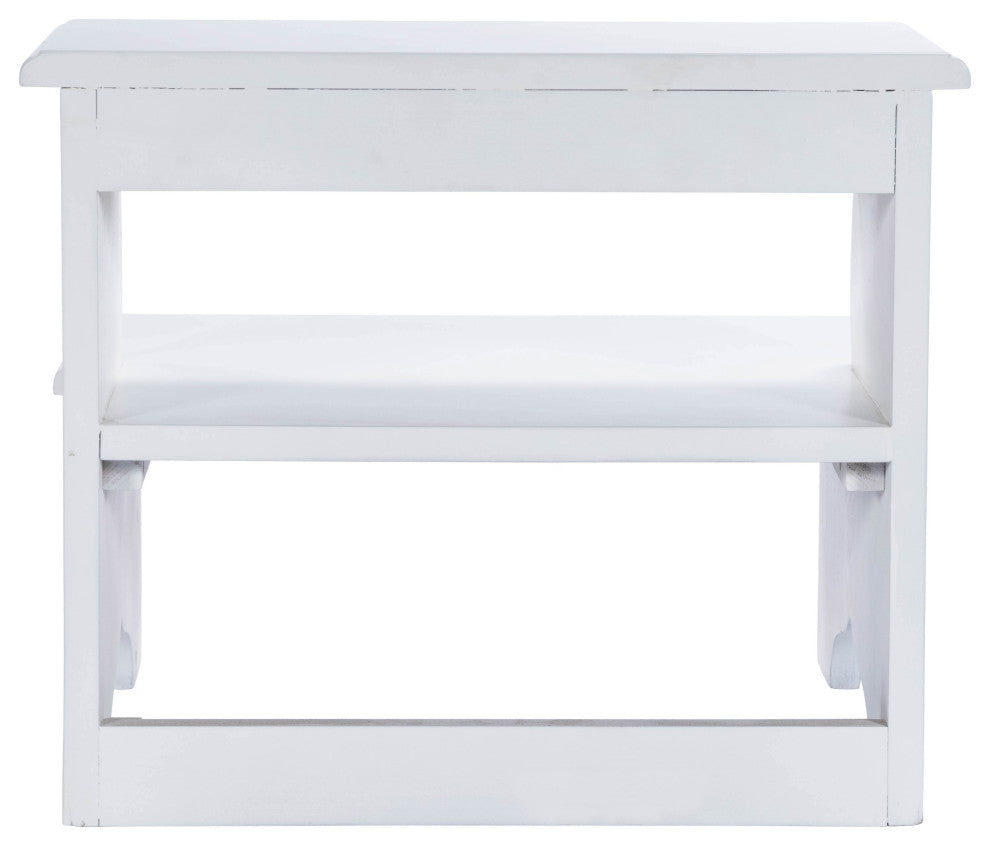 Butler Melrose Praline Step Stool, White