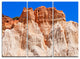 "Algarve Beach in Portugal" Art Print Canvas, 3 Panels, 36"x28"