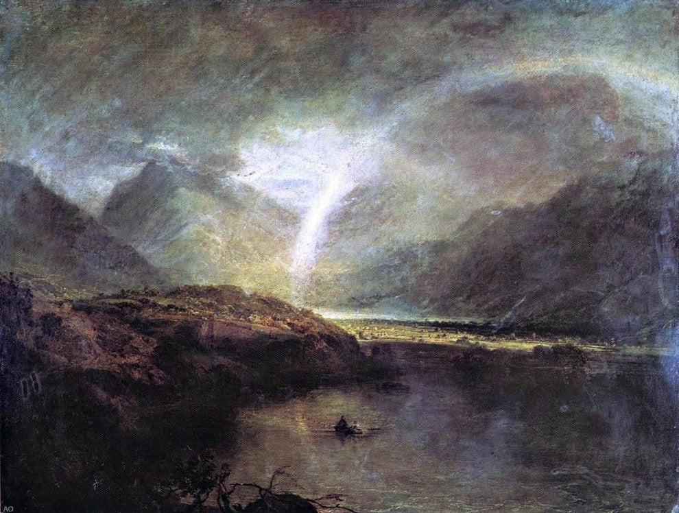 Joseph William Turner Buttermere Lake Wall Decal