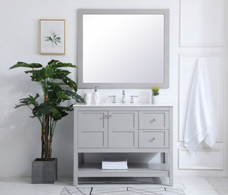 Tucker Grey 42" Single Sink Bathroom Vanity