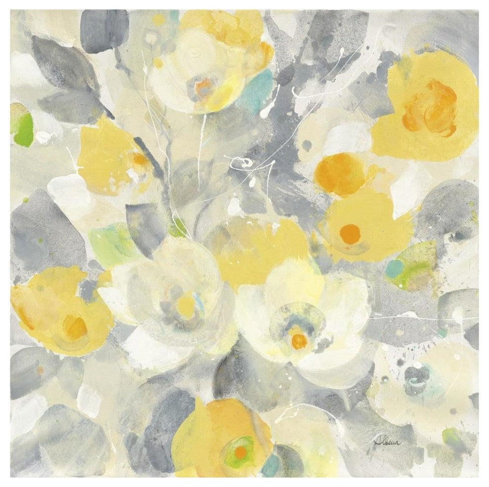 "Buttercups I" Digital Paper Print by Albena Hristova, 42"x42"