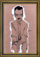 Egon Schiele Portrait Eduard Kosmack  Frontal  Clasped Hands