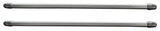 Set of 2 Adjustable Flat Sash Rod, Chrome, 16" to 24"