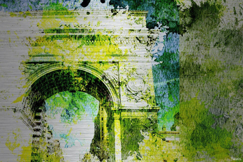 "Waverly Pl" Print on Brushed Aluminum, 60"x40"