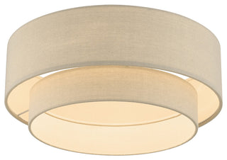 Bellingham 3-Light Antique Gold Leaf Large Semi-Flush