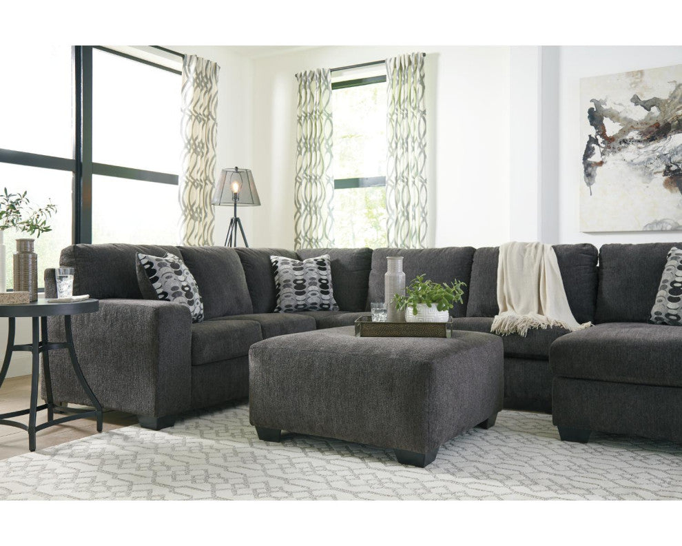 Ballinasloe Smoke Oversized Accent Ottoman