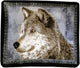 Snowy Wolf High-Pile Oversized Throw