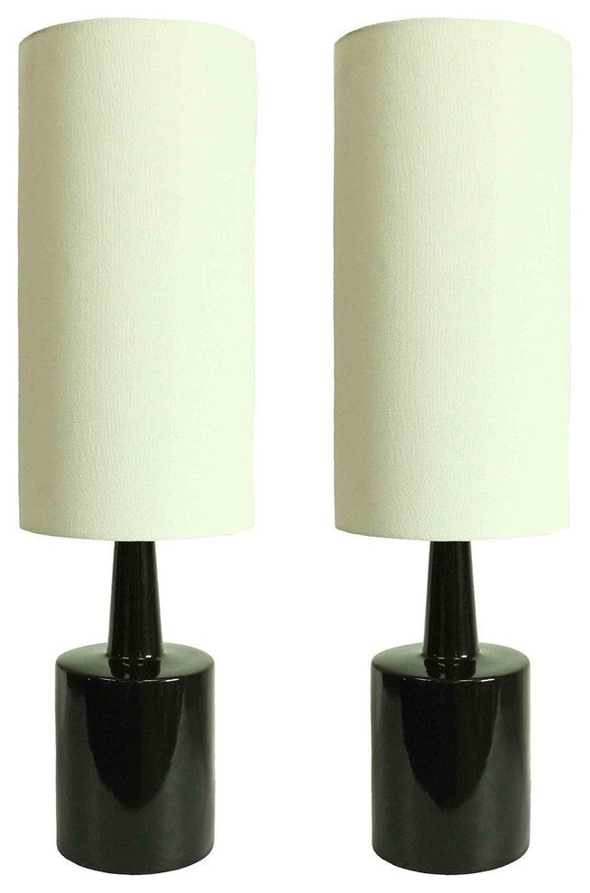 Magia Table Lamp, Black, Set of 2