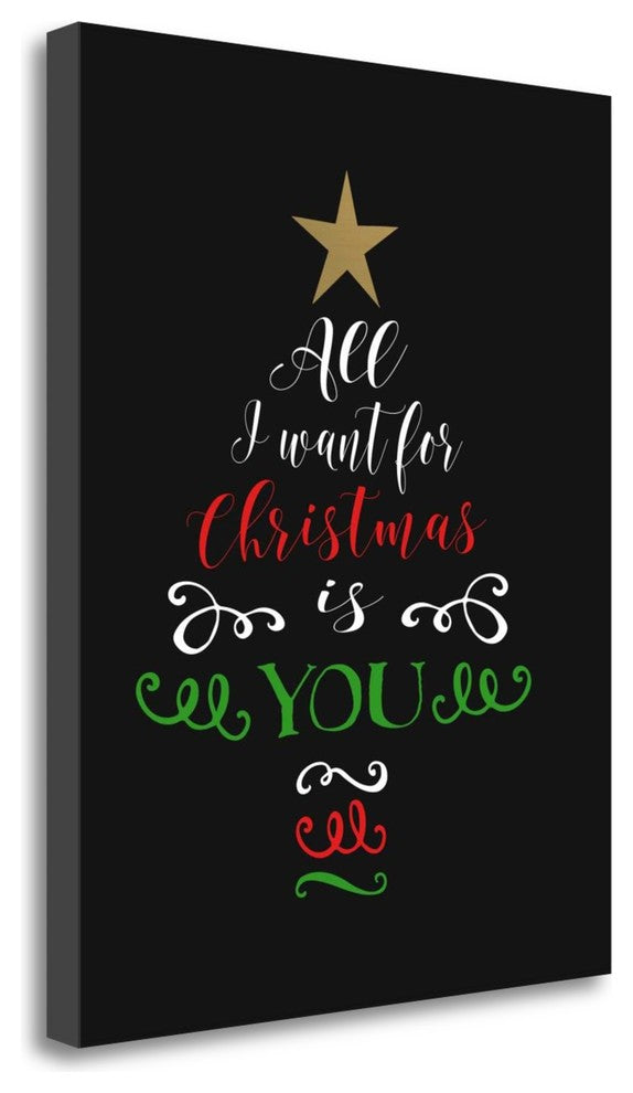 "All I Want For Christmas" By Tara Moss, Giclee Print on Gallery Wrap Canvas