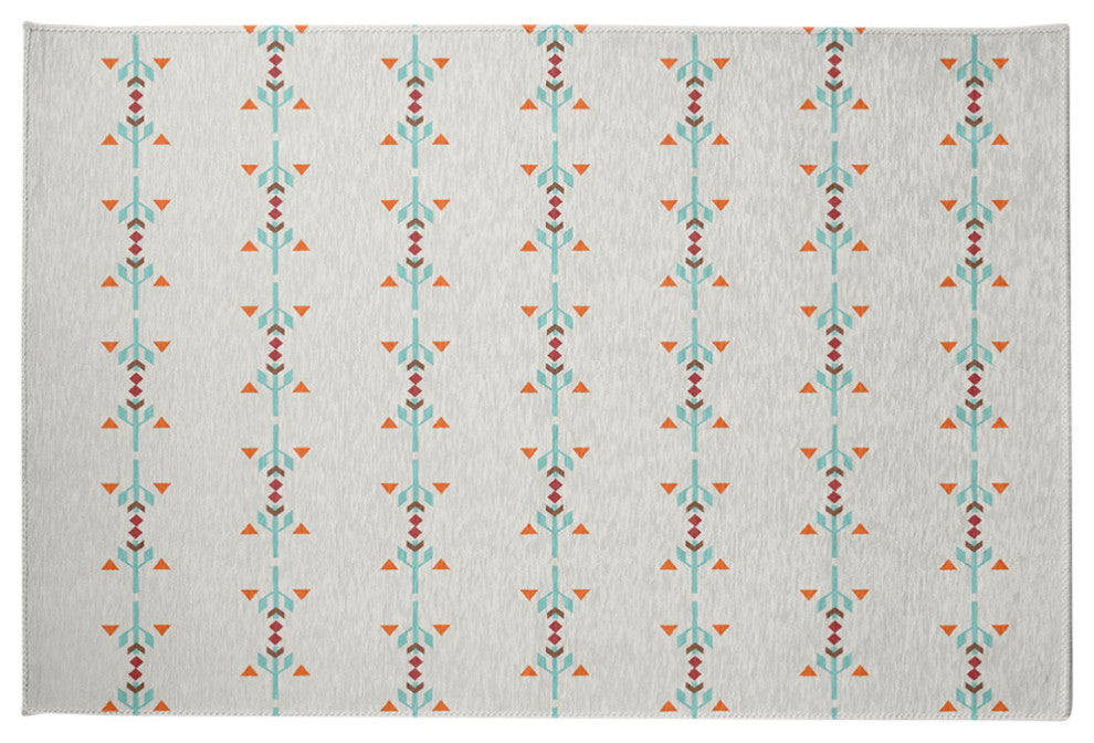 Jodhpur Stripe Spring Chenille Rug, Blue, 2'x3'