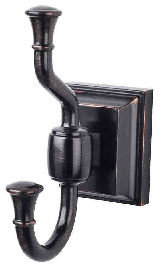 Bath Double Hook - Tuscan Bronze (TKSTK2TB)