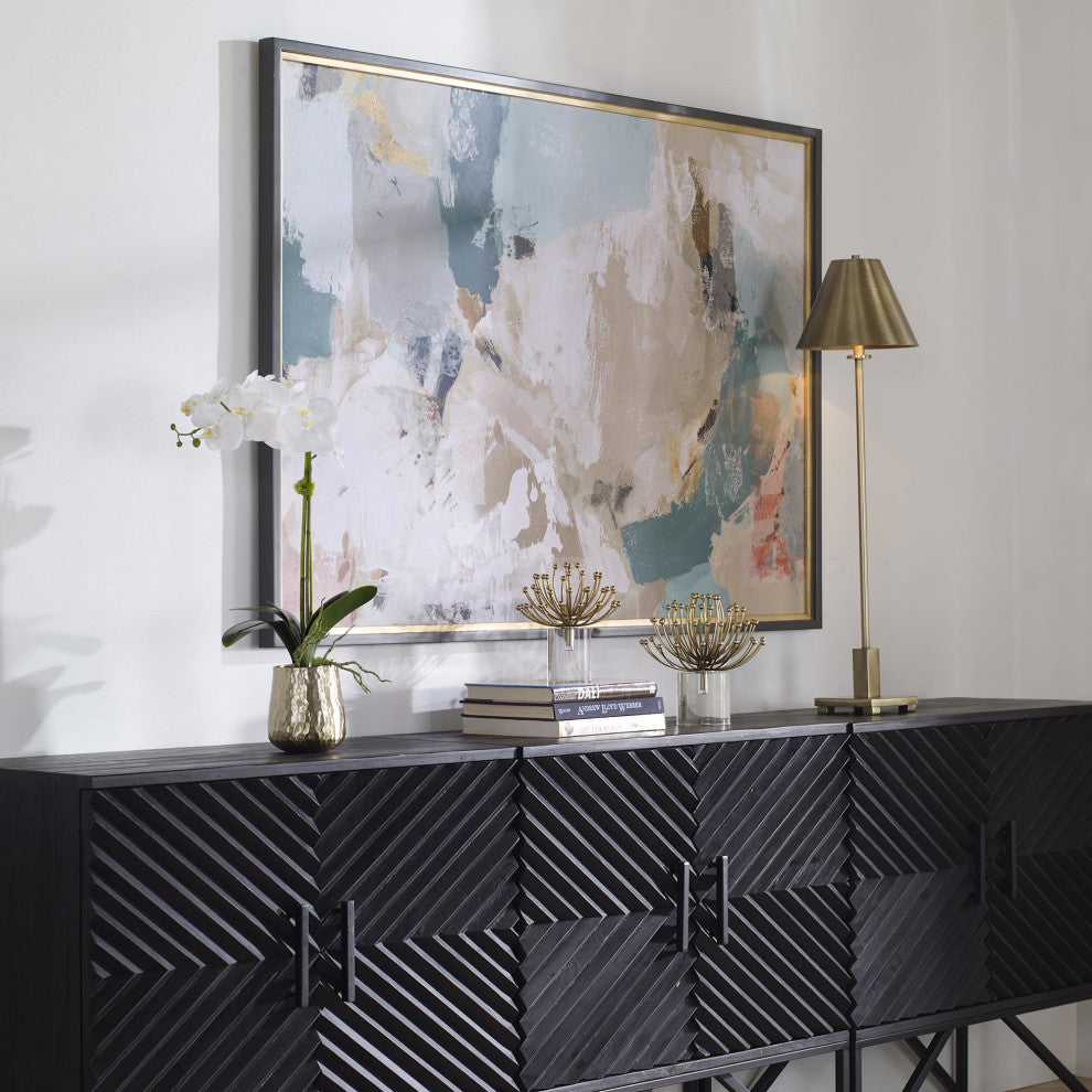 Uttermost 41470 Perfect Storm 42" x 61" Framed Abstract Painting - Multicolored