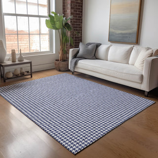 Addison Premium Washable Mayfield AMF137 Blue 5' x 7'6" Rug