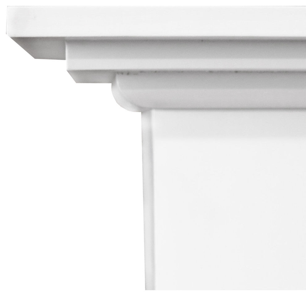Sofia 57-In. Electric Fireplace With 1500W Log insert, Deep Log Insert