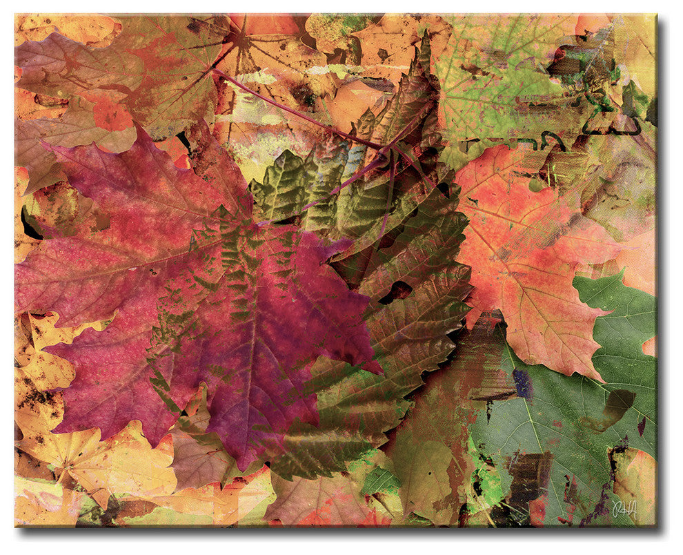 Fall Ink XXV, Canvas Wall Art, 12 in Highx16"