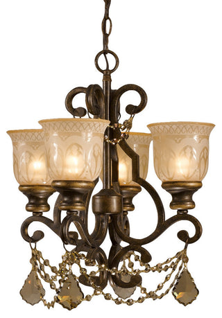 Crystorama Norwalk 4-Light Mini Chandelier