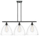Innovations 516-3I-BK-GBD-122 3 Light Island Light, Matte Black
