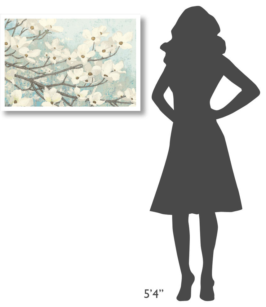 "Dogwood Blossoms II" Digital Paper Print by James Wiens, 32"x22"