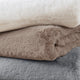 Bristol Vegan Faux Fur Throw, Velvet Reverse, Grey