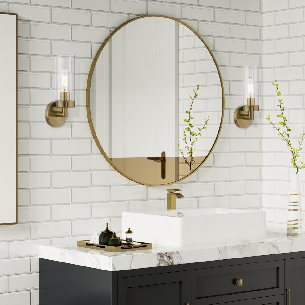 Ludlow 1 Light Antique Brass ADA Single Sconce