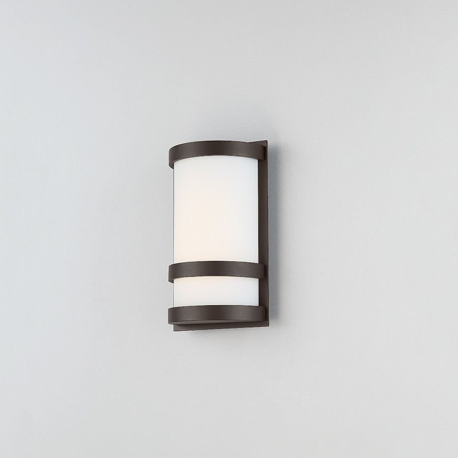 WAC Lighting Latitude 10" LED Outdoor Wall Light in Bronze