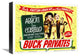 "Abbott & Costello - Buck Privates" Canvas Giclee, 16"x12"