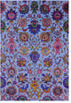 6' 0" X 8' 11" Persian Wool & Silk Handmade Rug - Q14924