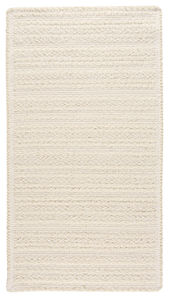 Harborview Braided Cross Sewn Area Rug, Light Beige, 7'x9'