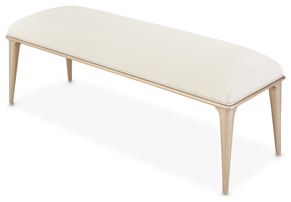 La Rachelle Accent Bench - Medium Champagne