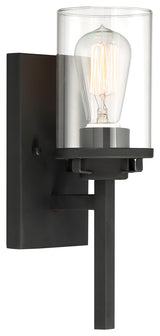 Jedrek 1-Light Wall Sconce, Black