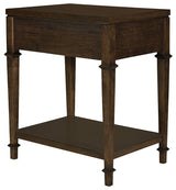Martha Stewart Kenna Bed, Console Table, Nightstand, Dark Coffee, Nightstand