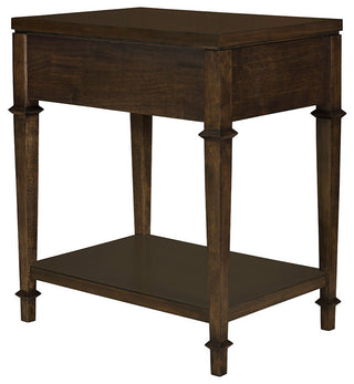 Martha Stewart Kenna Bed, Console Table, Nightstand, Dark Coffee, Nightstand