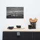 Skyway Bridge Black and White Coastal Landscape Photo Unframed Wall Art Print, 12" X 18"