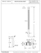 Supply Kit - 5/8" Od X 3/8" Od X 15" Corrugated In Oil Rubbed Bronze, Satin Nickel