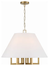 Westwood 6-Light Chandelier, Vibrant Gold