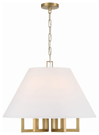 Westwood 6-Light Chandelier, Vibrant Gold