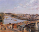 Camille Pissarro Afternoon Sun Rouen, 20"x25" Wall Decal