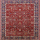 Ahgly Company Indoor Square Mid-Century Modern Area Rugs, 5' Square