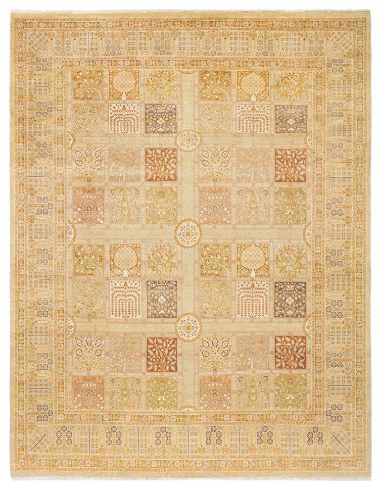 Trinity, One-of-a-Kind Hand-Knotted Area Rug Ivory, 8'1"x10'4"