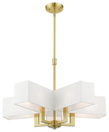 Rubix 5 Light Black Chandelier