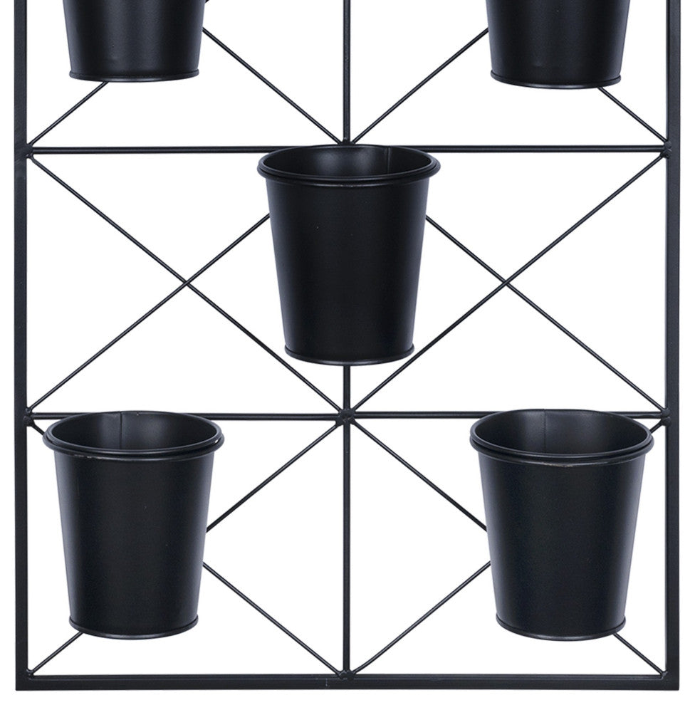 Metal Plant Pots Wall Hanging