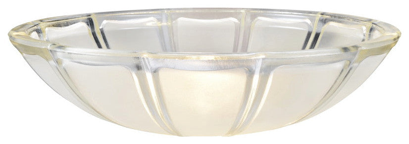 23508-01 Replacement  Clear&Sandblasted/2 Tone Torchiere Lamp Glass(42mm) Shade
