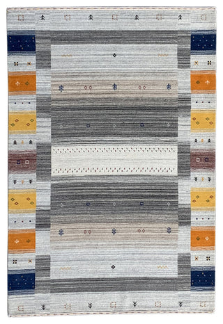 Multi-Colored Transitional Modern Gabbeh Area Rug