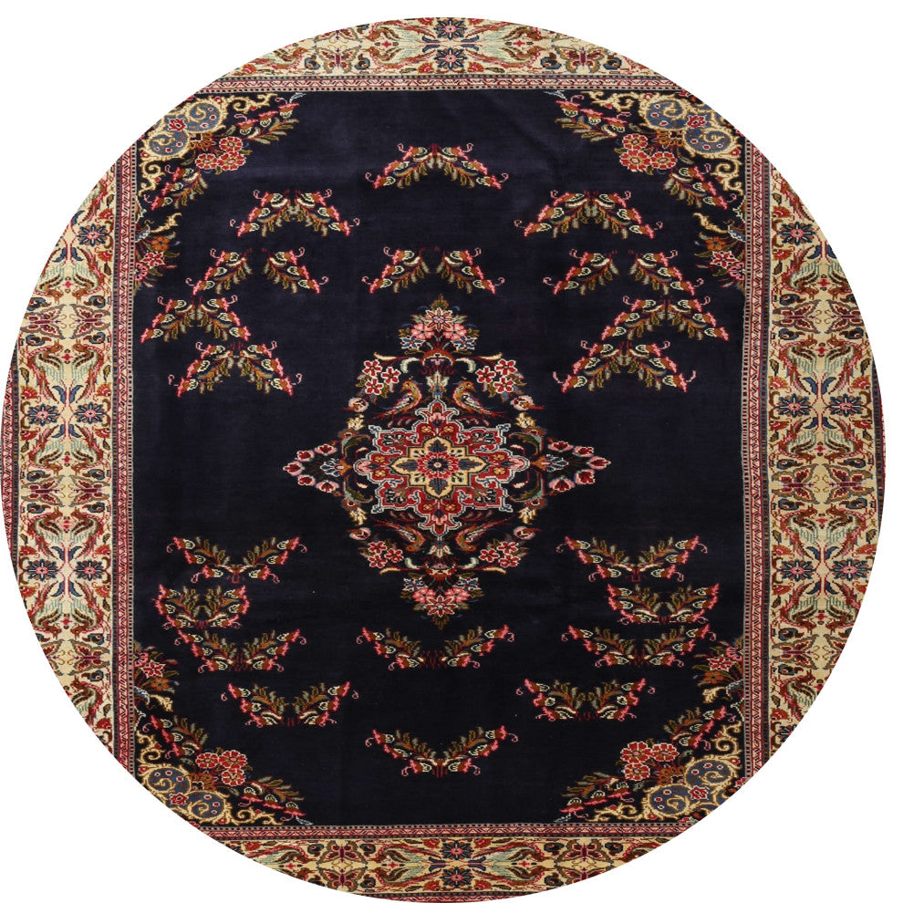Ahgly Company Indoor Round Traditional Area Rugs, 4' Round
