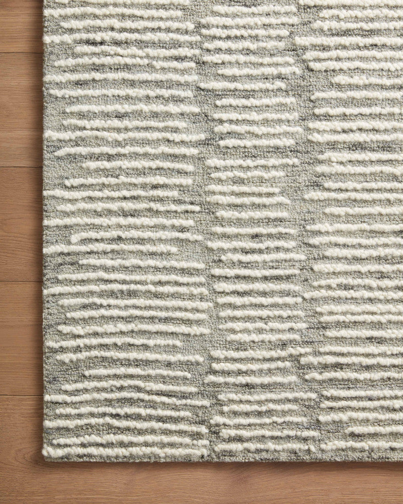 Loloi Tallulah Stone / Ivory 3'-6" x 5'-6" Accent Rug