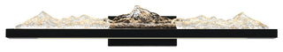 Himalayas Integrated LED Vanity Light, Black, 36 Inches
