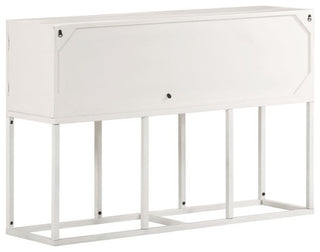 vidaXL Sideboard Kitchen Buffet Cabinet with Carved Design Solid Wood Mango
