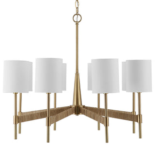 Uttermost 21372 Lautoka 8 Light 32"W Chandelier - Brass
